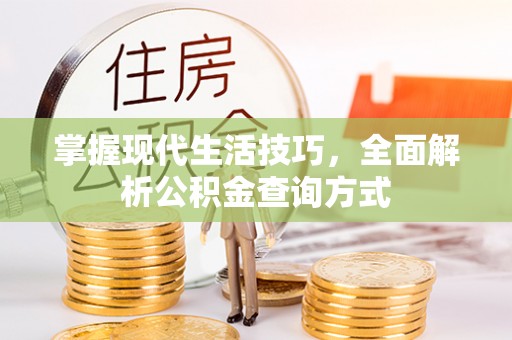 汾阳掌握现代生活技巧，全面解析公积金查询方式