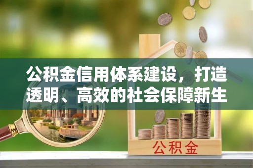 汾阳公积金信用体系建设，打造透明、高效的社会保障新生态
