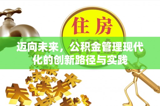 汾阳迈向未来，公积金管理现代化的创新路径与实践