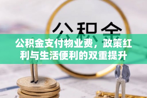 汾阳公积金支付物业费，政策红利与生活便利的双重提升