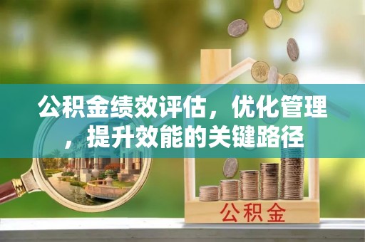 汾阳公积金绩效评估，优化管理，提升效能的关键路径